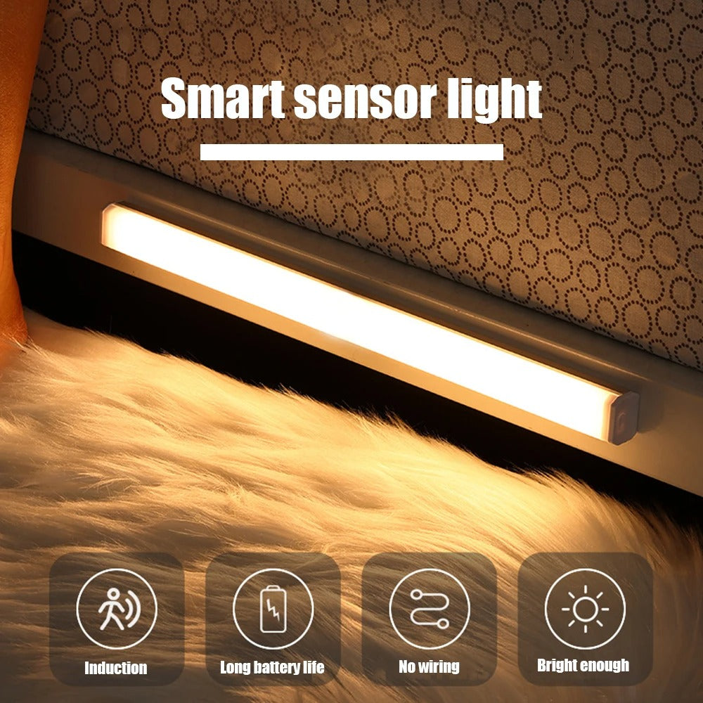 Barra de Luz LED Recargable con Sensor de Movimiento – Iluminación Inteligente y sin Complicaciones