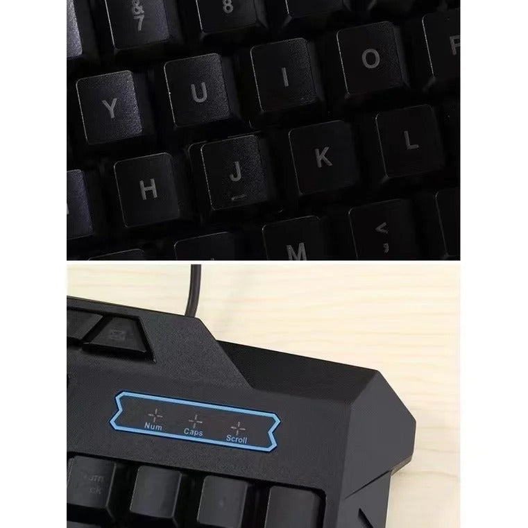 Teclado Gamer con Cable Retroiluminado