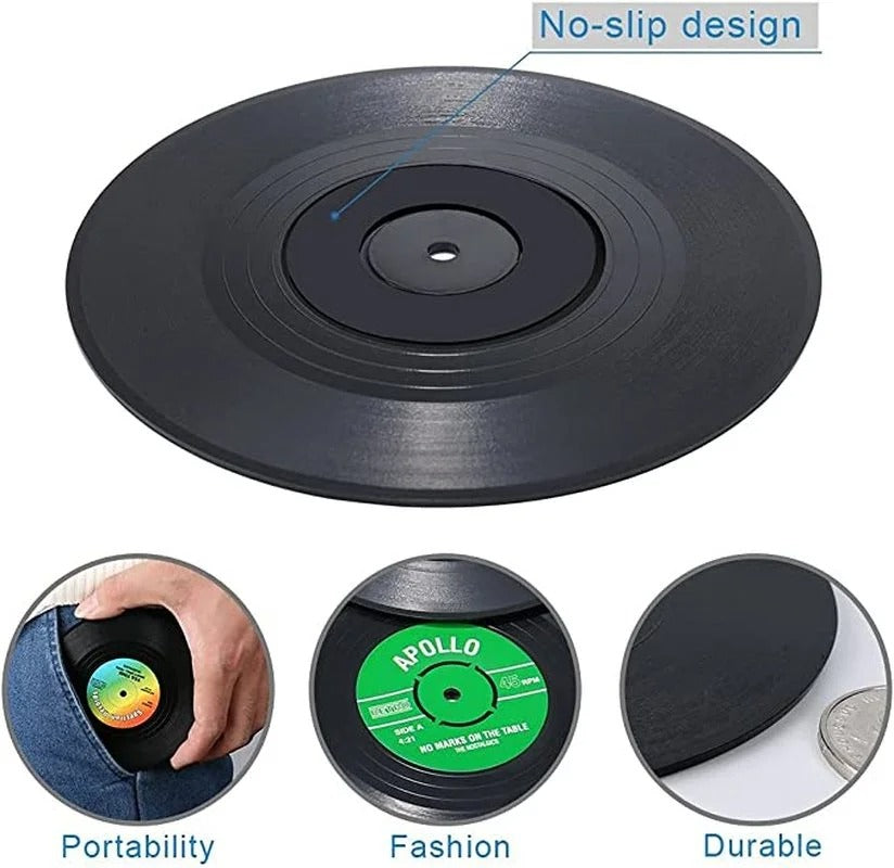 Portavasos forma de Vinilo