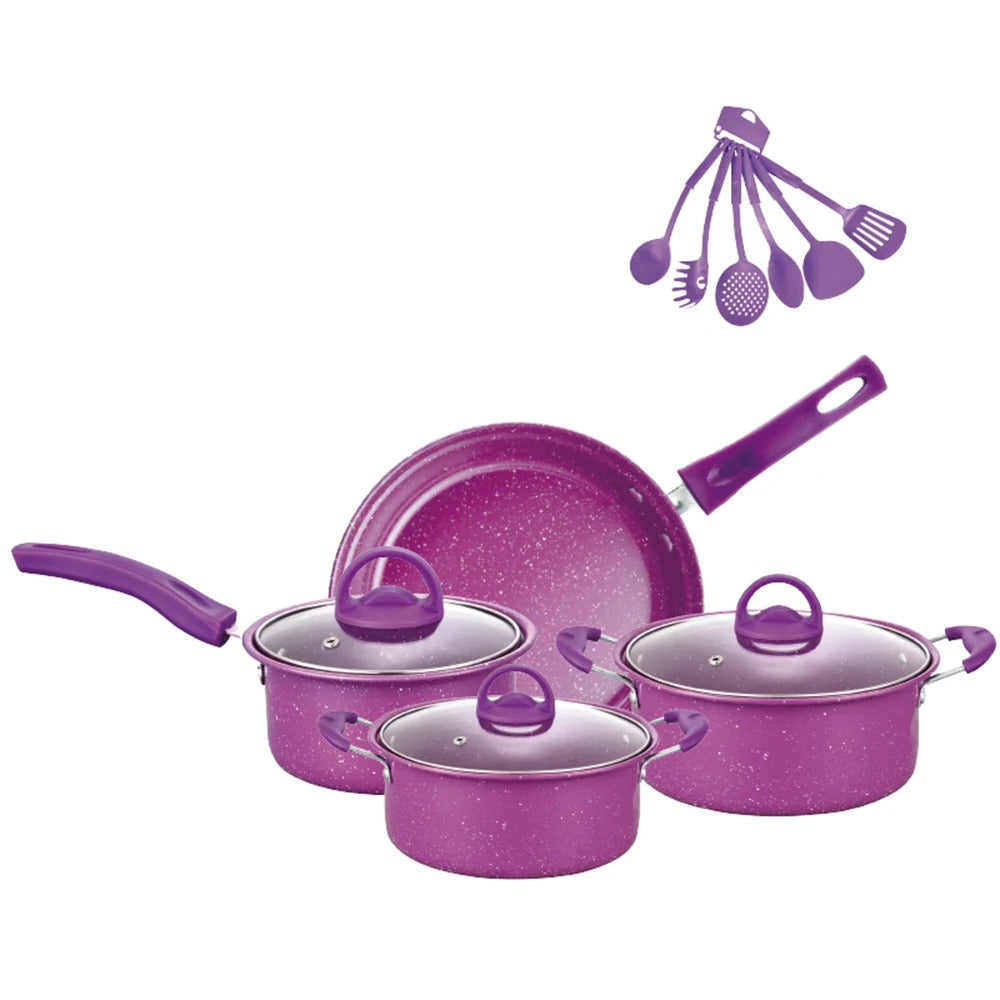 Set Juego Ollas Cocina Antiadherente