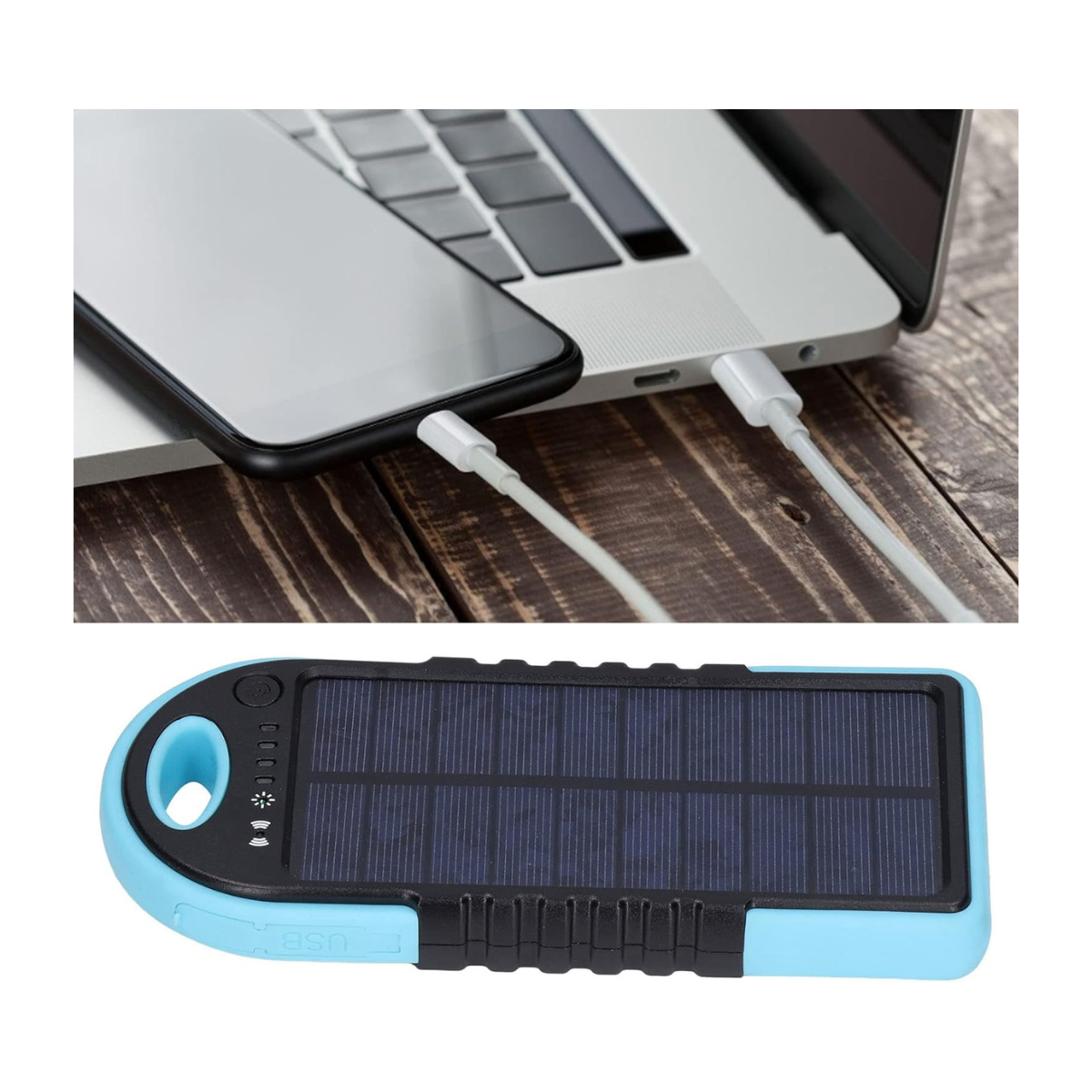 Cargador solar inalámbrico para teléfono, tablet.