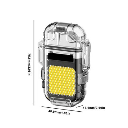 Mini Linterna LED Recargable + Encendedor Eléctrico