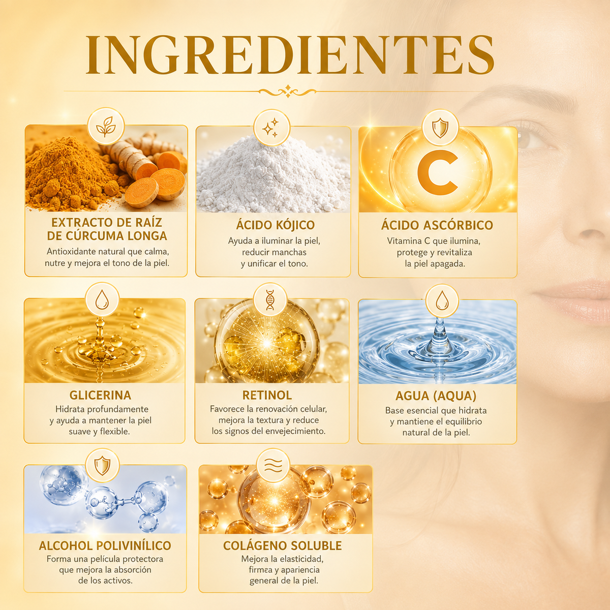 HOYGI ™ Mascarilla Nocturna Iluminadora