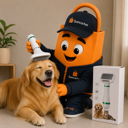 Cepillo Y Secador De Mascotas 2 En 1