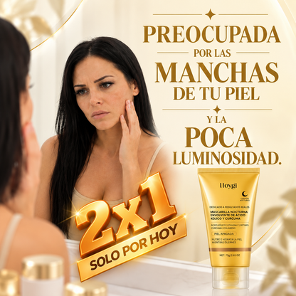 HOYGI ™ Mascarilla Nocturna Iluminadora