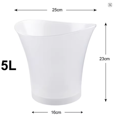 Cubeta de Hielo LED con Parlante Bluetooth – ¡La Estrella de tus Fiestas!