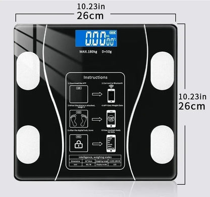Balanza corporal inteligente con Bluetooth