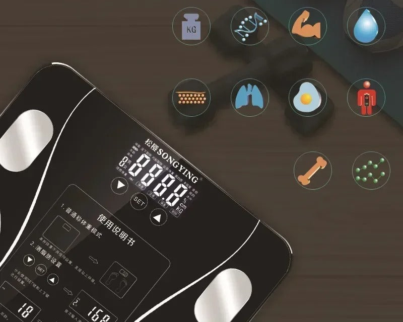 Balanza corporal inteligente con Bluetooth