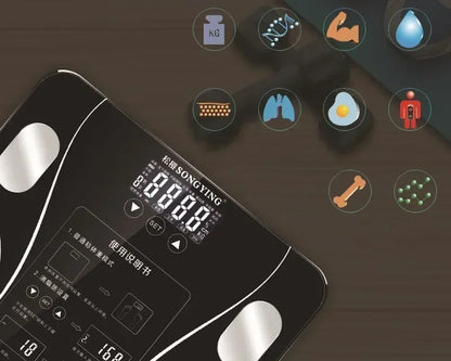 Balanza corporal inteligente con Bluetooth