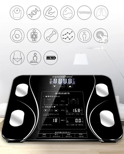Balanza corporal inteligente con Bluetooth