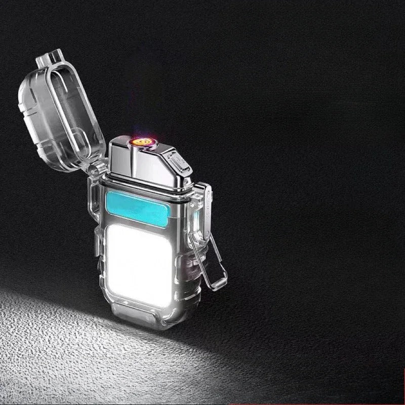 Mini Linterna LED Recargable + Encendedor Eléctrico