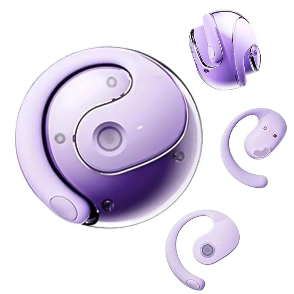 Audífonos futuristas inalámbrico Esfera Purpura.