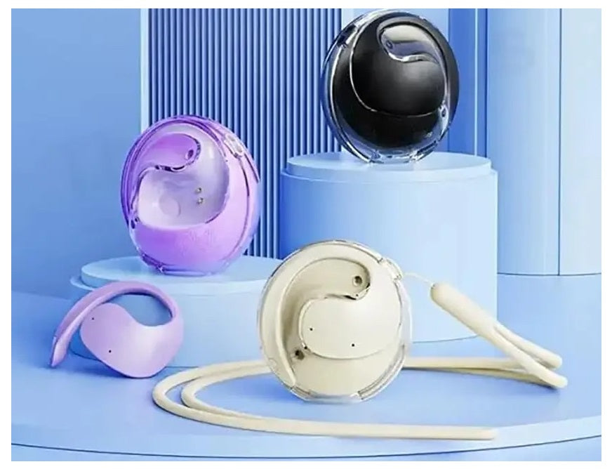 Audífonos futuristas inalámbrico Esfera Purpura.