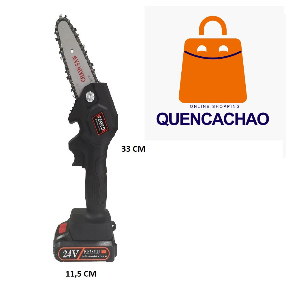 Motosierra Eléctrica de Mano para jardín.