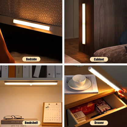 Barra de Luz LED Recargable con Sensor de Movimiento – Iluminación Inteligente y sin Complicaciones
