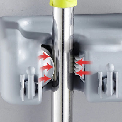 Organizador de escobas con ganchos