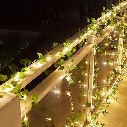 Hiedra Solar con luces LED